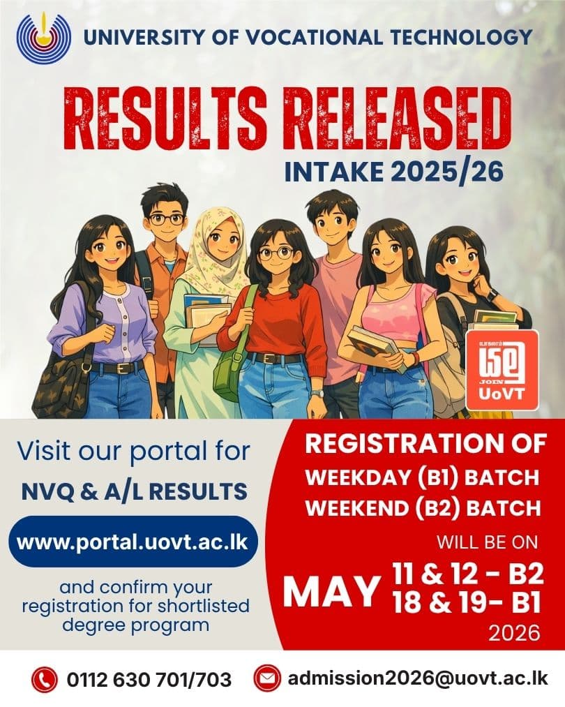 UoVT Releases Intake 2025/26 Results and Announces Registration Dates